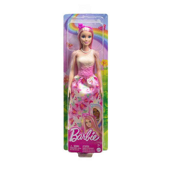 Royal Doll with Pink and Blonde Hair, Butterfly-Print Skirt and Accessories DOLLS by BARBIE at Sundora