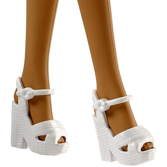 Doll with Colorful Striped Bodysuit, Denim Skirt and Accessories DOLLS &amp; PLAYSETS by BARBIE at Sundora