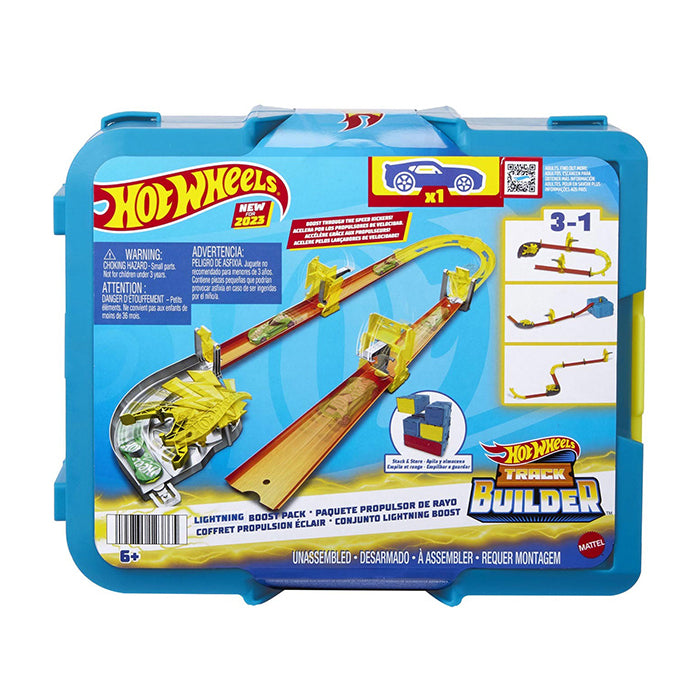 TRACK BUILDER LIGHTNING SPEED PACK TRACKSETS &amp; PLAYSETS by HOT WHEELS at Sundora
