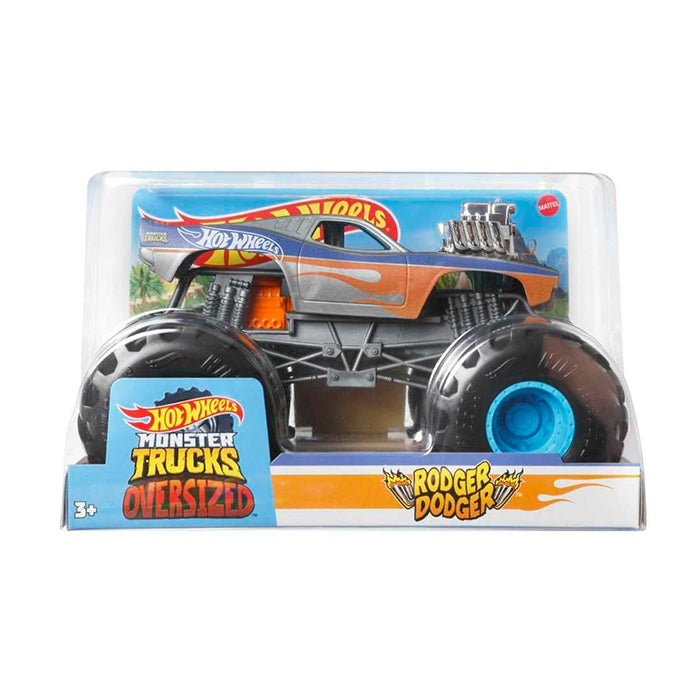 Oversized Monster Truck Rodger Dodger 1:24 CARS &amp; TRUCKS by HOT WHEELS at Sundora