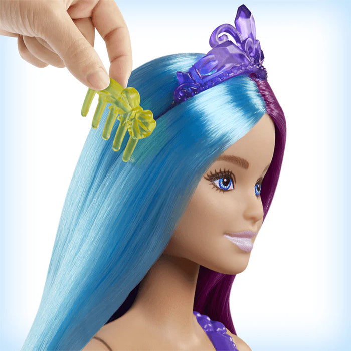 Dreamtopia Mermaid Doll with Extra-Long Two-Tone Fantasy Hair DOLLS &amp; PLAYSETS by BARBIE at Sundora