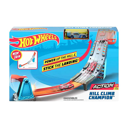 Action Hill Climb Champion Track Set TRACKSETS &amp; PLAYSETS by HOT WHEELS at Sundora