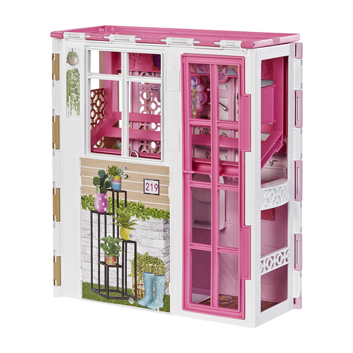Barbie 360 Furnished House Playset and Accessories DOLLS &amp; PLAYSETS by BARBIE at Sundora