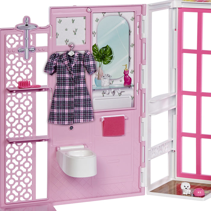Barbie 360 Furnished House Playset and Accessories DOLLS &amp; PLAYSETS by BARBIE at Sundora
