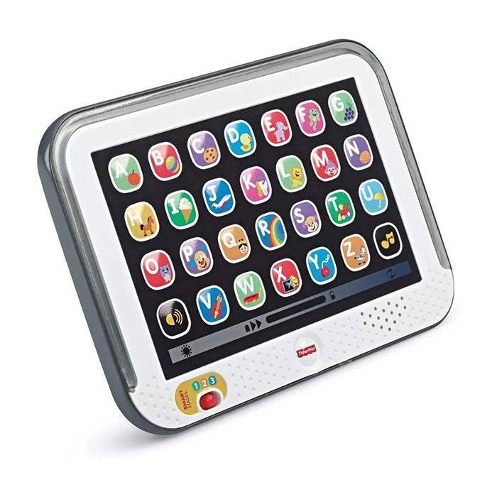 Laugh &amp; Learn Smart Stages Tablet Toddler Electronic Musical Learning Toy - Grey EDUCATIONAL TOYS by FISHER-PRICE at Sundora