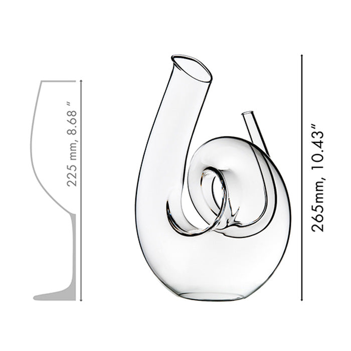Curly Decanter - Pink