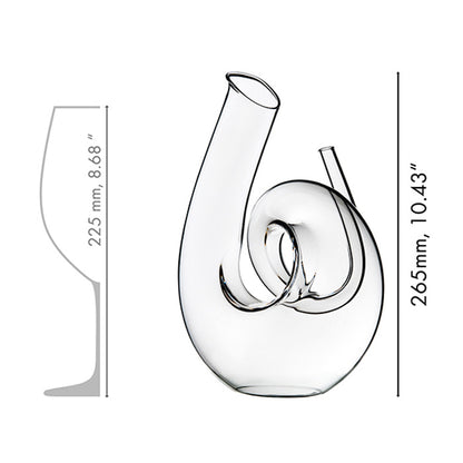 Curly Decanter - Pink