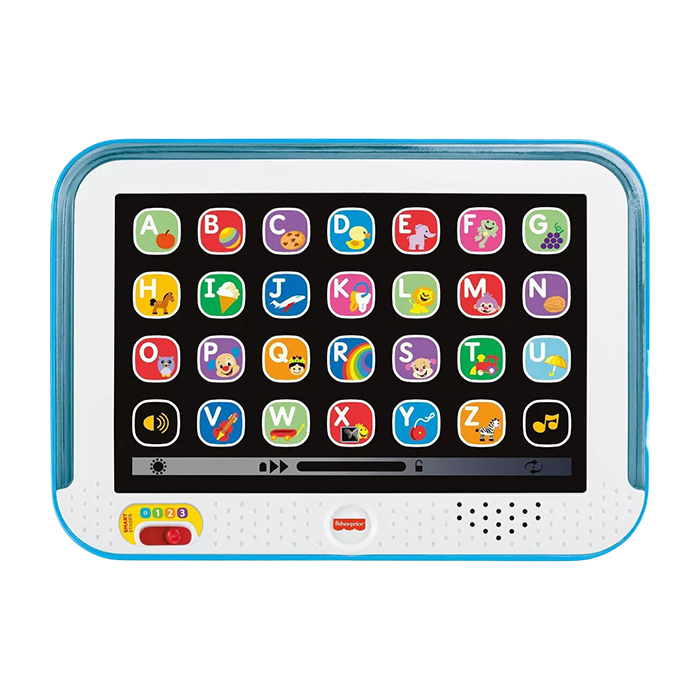 Laugh &amp; Learn Smart Stages Tablet Toddler Electronic Musical Learning Toy - Blue EDUCATIONAL TOYS by FISHER-PRICE at Sundora