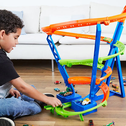 Hot Wheels Action: Spiral Speed Crash TRACKSETS &amp; PLAYSETS by HOT WHEELS at Sundora