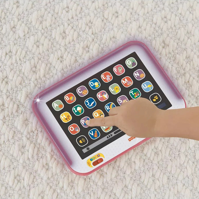 Laugh &amp; Learn Smart Stages Tablet Toddler Electronic Musical Learning Toy - Pink EDUCATIONAL TOYS by FISHER-PRICE at Sundora
