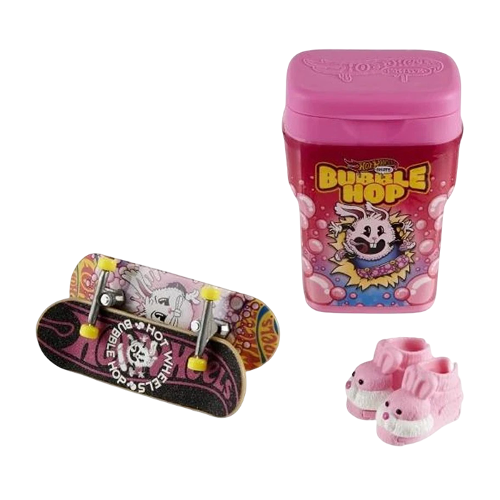 Skate Vehicle Toy Set Eraser Bubble Explosion FINGERBOARD TOY SET by HOT WHEELS at Sundora