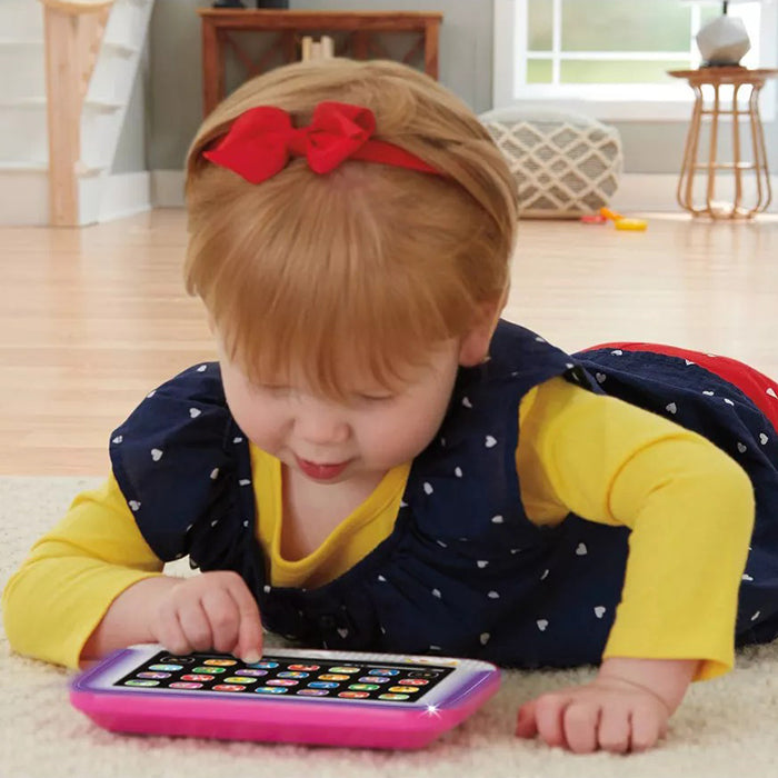 Laugh &amp; Learn Smart Stages Tablet Toddler Electronic Musical Learning Toy - Pink EDUCATIONAL TOYS by FISHER-PRICE at Sundora