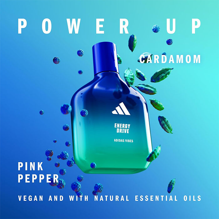 VIBES ENERGY DRIVE EDP PERFUME by ADIDAS at Sundora