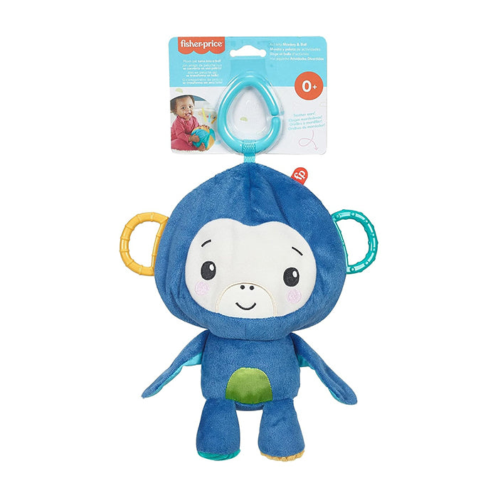 2-In-1 Monkey &amp; Ball Stuffed Toy Baby Teether EDUCATIONAL TOYS by FISHER-PRICE at Sundora