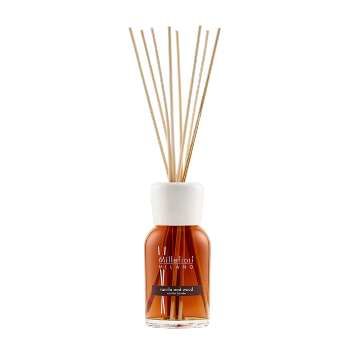 MILLEFIORI MILANO REED DIFFUSER VANILLA AND WOOD DIFFUSER by MILLEFIORI MILANO at Sundora