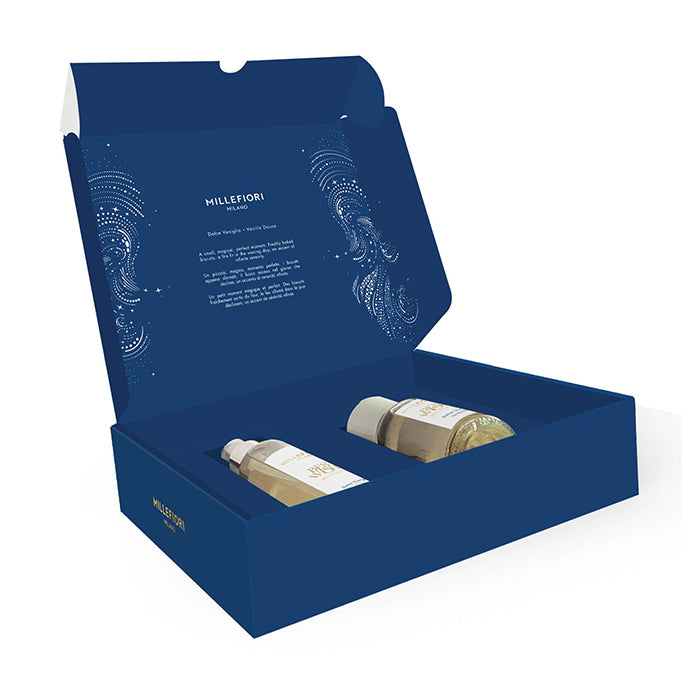 DOLCE VANIGLIA GIFT SET DIFFUSER AND HOME SPRAY GIFT SET by MILLEFIORI MILANO at Sundora