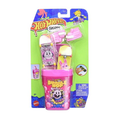 Skate Vehicle Toy Set Eraser Bubble Explosion FINGERBOARD TOY SET by HOT WHEELS at Sundora