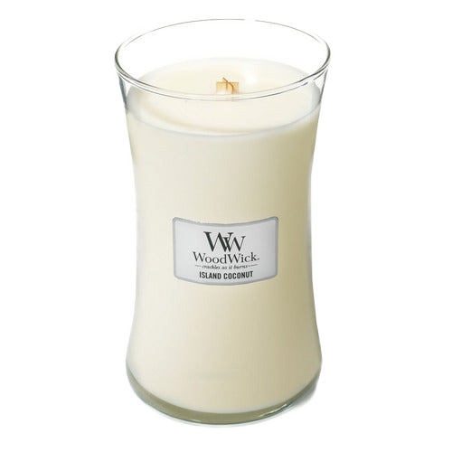 ISLAND COCONUT CANDLE CANDLE by WOODWICK at Sundora