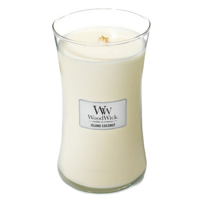 ISLAND COCONUT CANDLE CANDLE by WOODWICK at Sundora