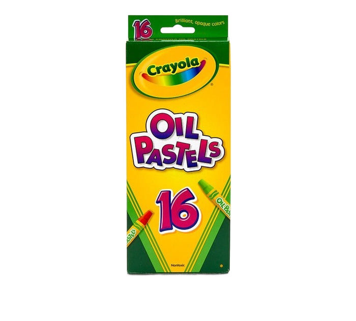 16 Colors Hexagonal Shape Oil Pastel OIL PASTELS by CRAYOLA at Sundora