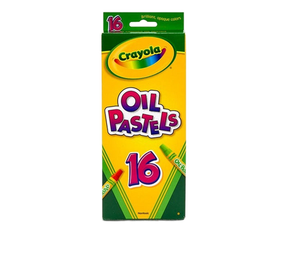 16 Colors Hexagonal Shape Oil Pastel OIL PASTELS by CRAYOLA at Sundora