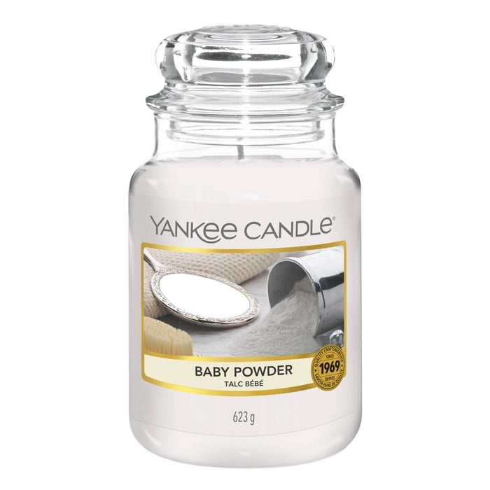BABY POWDER CLASSIC JAR CANDLE by YANKEE CANDLE at Sundora