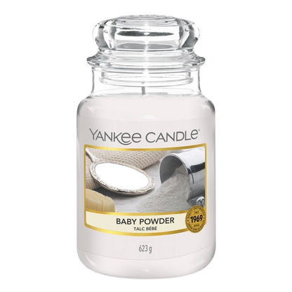 BABY POWDER CLASSIC JAR CANDLE by YANKEE CANDLE at Sundora