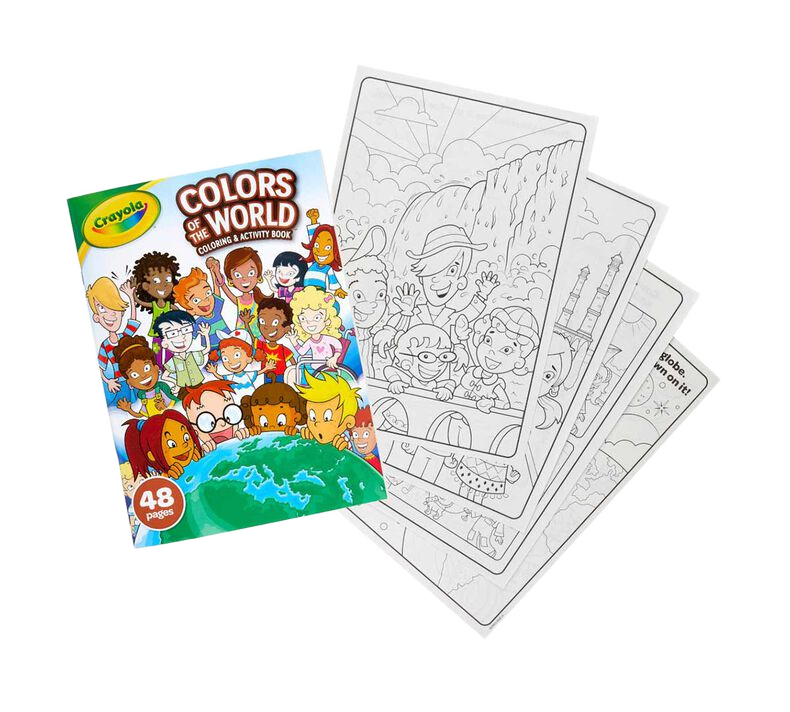Colors Of World Coloring Book 48 Pages COLORING BOOK by CRAYOLA at Sundora