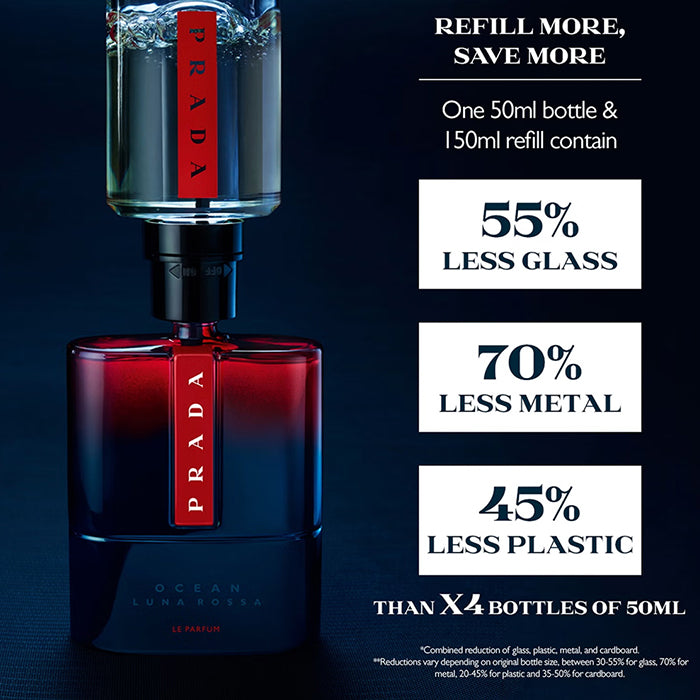 LUNA ROSSA OCEAN LE PARFUM REFILL PERFUME by PRADA at Sundora