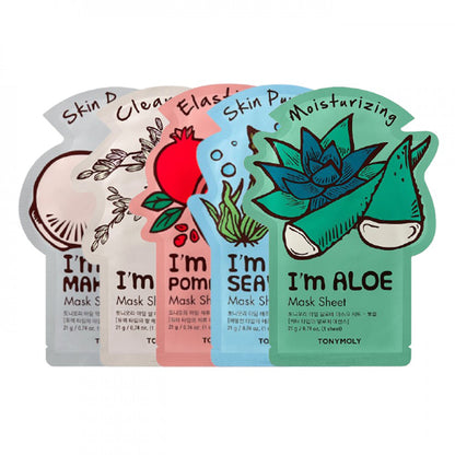 I AM ALOE MASK SHEET – MOISTURIZING FACE MASK by TONYMOLY at Sundora