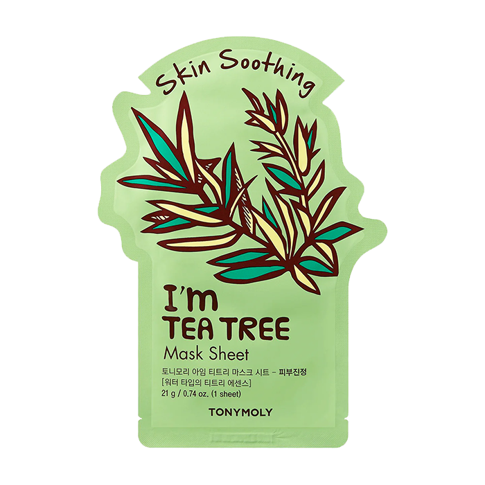 I AM TEA TREE MASK SHEET – CALMING FACE MASK by TONYMOLY at Sundora