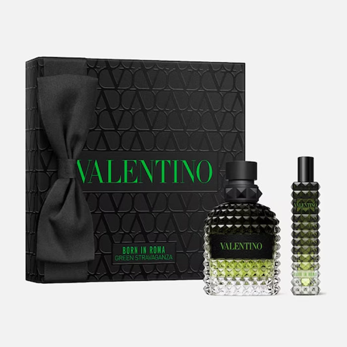 UOMO BORN IN ROMA GREEN STRAVAGANZA EDT GIFT SET GIFT SET by VALENTINO at Sundora
