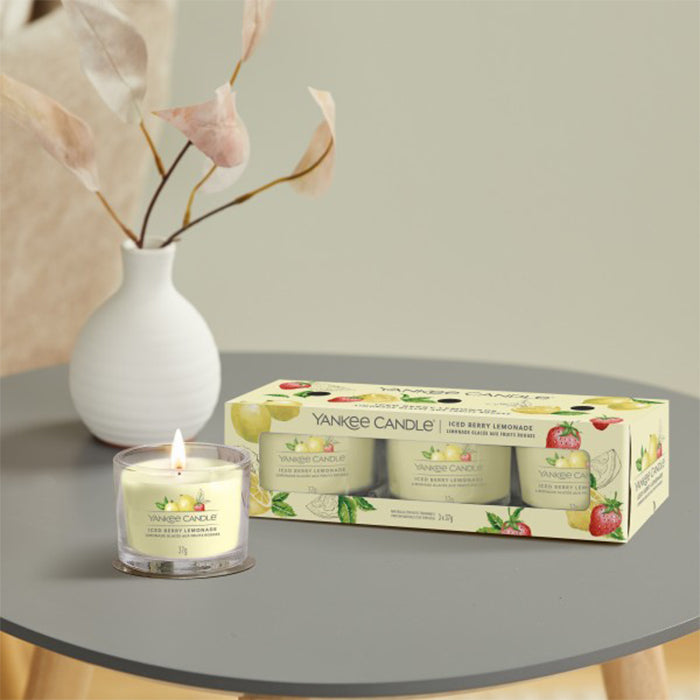 Iced Berry Lemonade Filled Votive