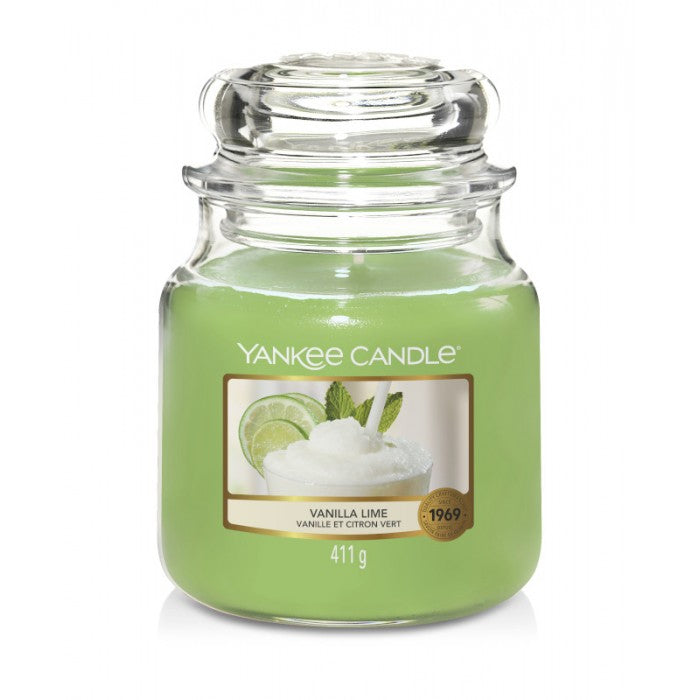 VANILLA LIME CLASSIC JAR CANDLE by YANKEE CANDLE at Sundora
