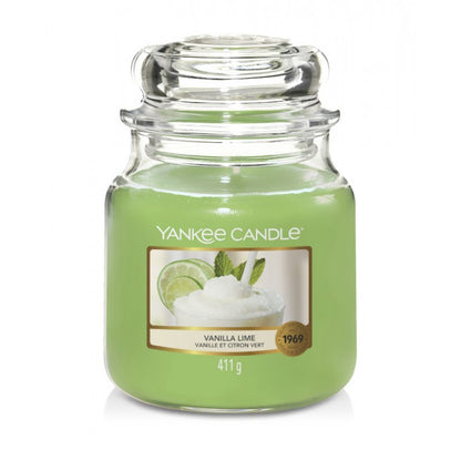 VANILLA LIME CLASSIC JAR CANDLE by YANKEE CANDLE at Sundora