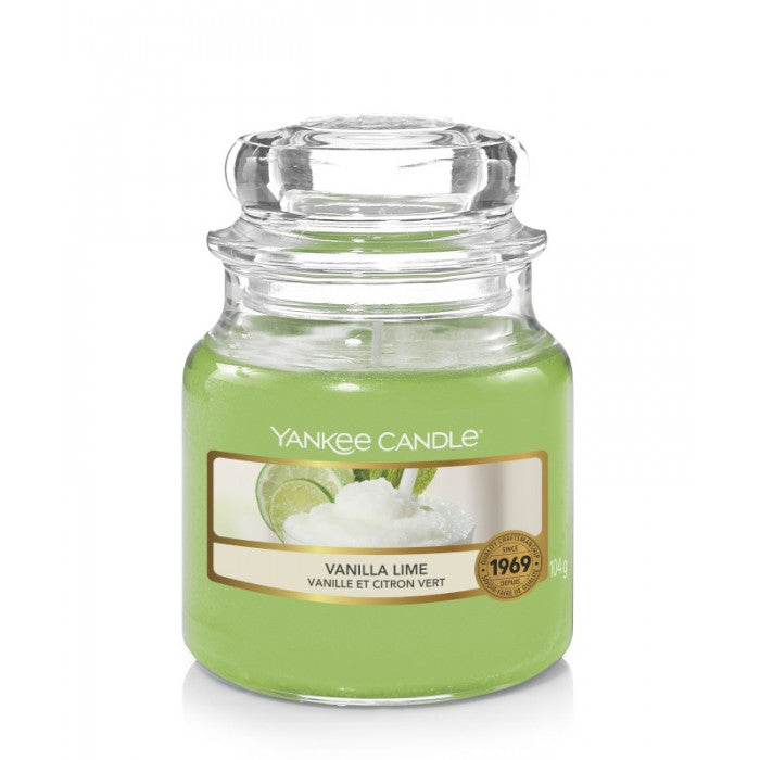 VANILLA LIME CLASSIC JAR CANDLE by YANKEE CANDLE at Sundora