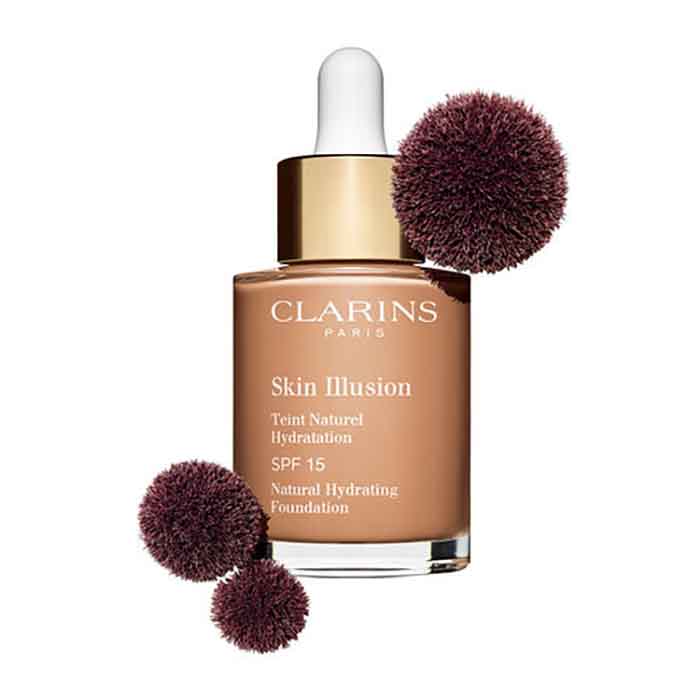 SKIN ILLUSION NATURAL HYDRATING FOUNDATION SPF 15 FOUNDATION by CLARINS at Sundora