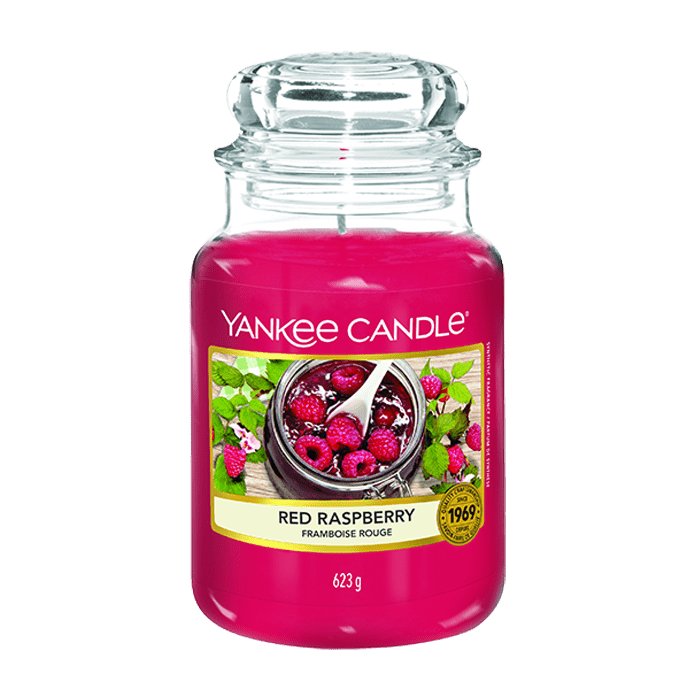 RED RASPBERRY CLASSIC JAR CANDLE by YANKEE CANDLE at Sundora