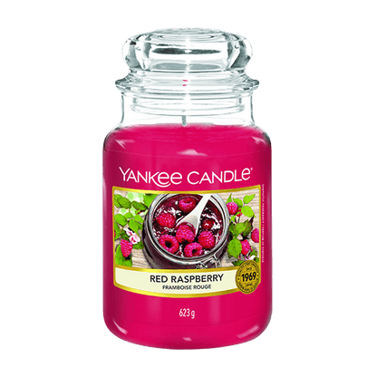RED RASPBERRY CLASSIC JAR CANDLE by YANKEE CANDLE at Sundora