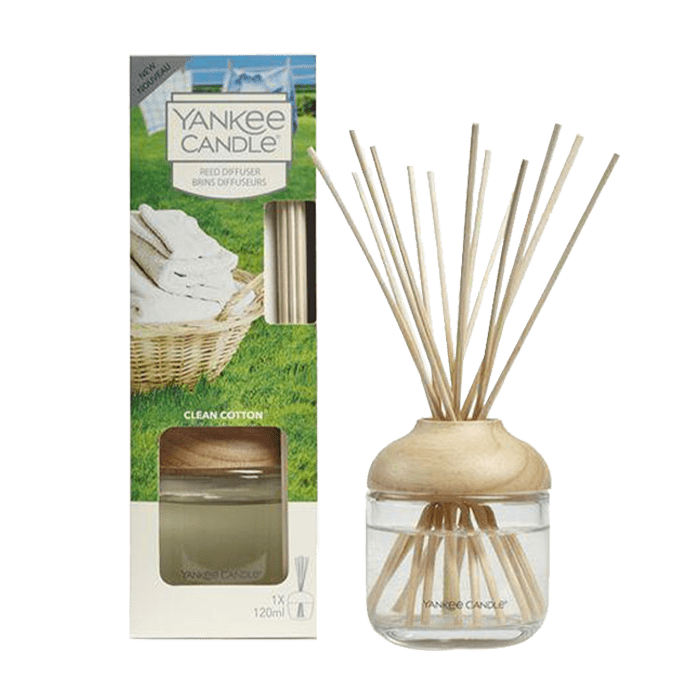 CLEAN COTTON REED DIFFUSER DIFFUSER by YANKEE CANDLE at Sundora