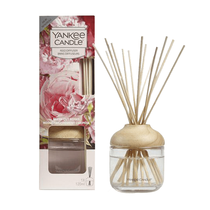 FRESH CUT ROSES REED DIFFUSER 120ML DIFFUSER by YANKEE CANDLE at Sundora