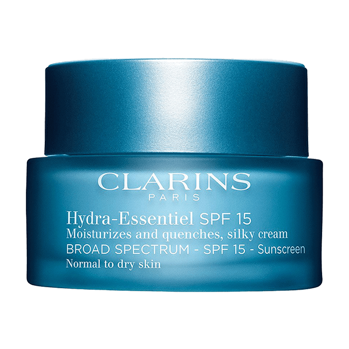 HYDRA-ESSENTIEL MOISTURIZES AND QUENCHES,SILKY CREAM SPF-15 NORMAL TO DRY SKIN 50ML SKINCARE by CLARINS at Sundora