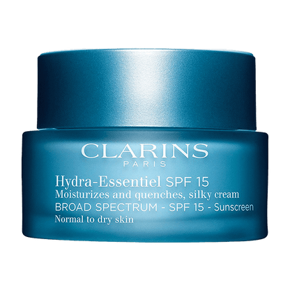 HYDRA-ESSENTIEL MOISTURIZES AND QUENCHES,SILKY CREAM SPF-15 NORMAL TO DRY SKIN 50ML SKINCARE by CLARINS at Sundora