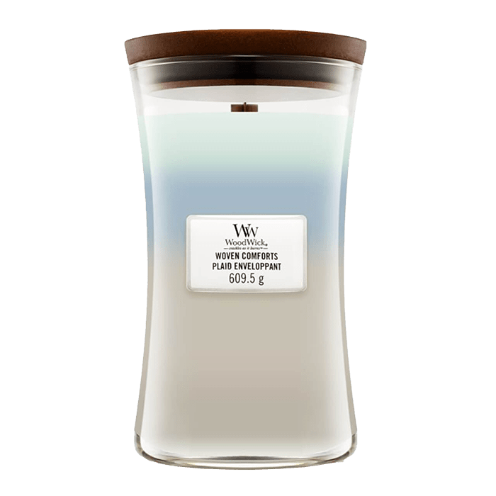 WOVEN COMFORTS TRIOLOGY CANDLE CANDLE by WOODWICK at Sundora