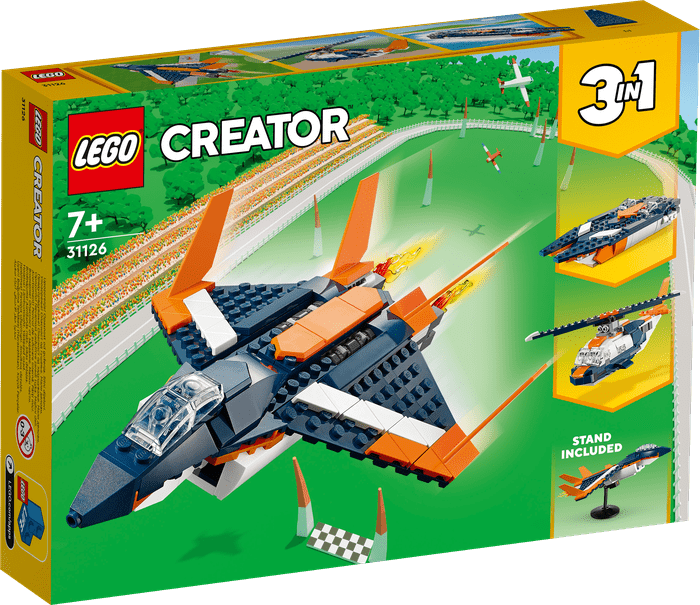 31126 Supersonic - Jet TOYS by LEGO at Sundora