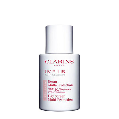 UV PLUS DAY SCREEN MULTI-PROTECTION SPF 50/PA++++ ROSY GLOW OIL FREE 30ML SUNSCREEN by CLARINS at Sundora