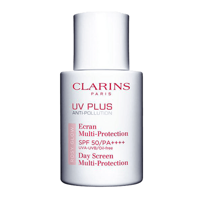 UV PLUS DAY SCREEN MULTI-PROTECTION SPF 50/PA++++ ROSY GLOW OIL FREE 30ML SUNSCREEN by CLARINS at Sundora