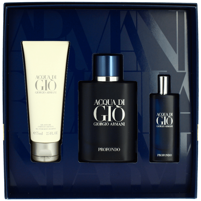 ACQUA DI GIO PROFONDO POUR HOMME GIFT SET GIFT SET by GIORGIO ARMANI at Sundora