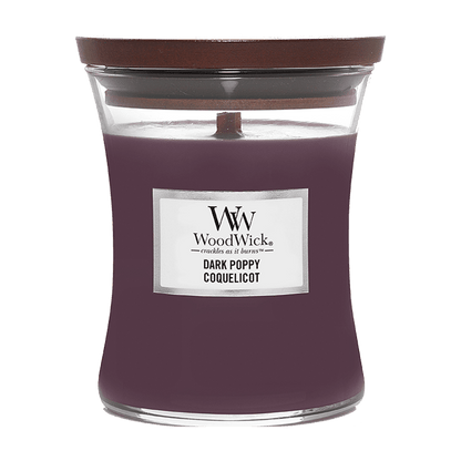 DARK POPPY CANDLE CANDLE by WOODWICK at Sundora