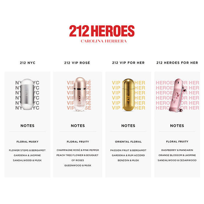 212 HEROES For Her PERFUME by CAROLINA HERRERA at Sundora